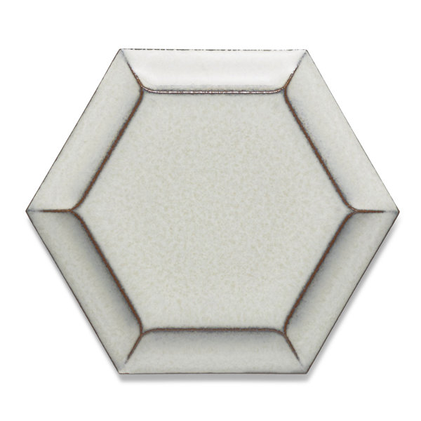 Ann Sacks Savoy 4" x 4" Anna Bevel Hex Ceramic Tile Perigold